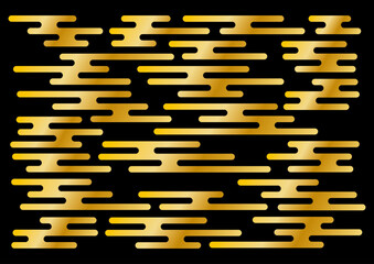 エ霞　金色　シンプル　素材　セット