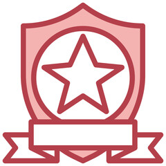 WINNERS SHIELD line icon,linear,outline,graphic,illustration