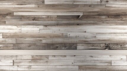 Seamless white rustic wood texture background, AI generated