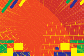 flat design with abstract background