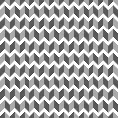 Herringbone motif. Zigzag weaving lines. Jagged stripes. Seamless surface pattern design with rhombuses blocks tessellation ornament. Mosaic parquet wallpaper. Digital paper, page fills, print. Vector