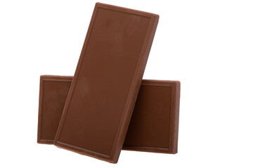 chocolate bar isolated
