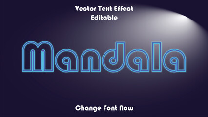 Neon Text Style Effect