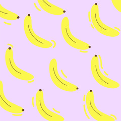 seamless pattern of bananas vector bananas