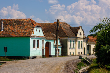 Fototapeta na wymiar The Village of Viscri in Romania