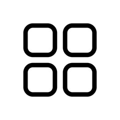 Simple Menu icon. The icon can be used for websites, print templates, presentation templates, illustrations, etc