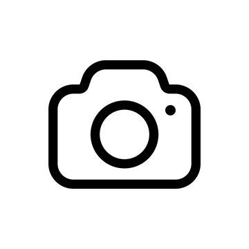 Simple Camera icon. The icon can be used for websites, print templates, presentation templates, illustrations, etc