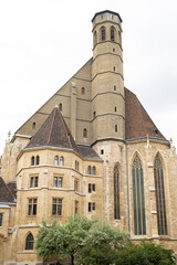 Obraz premium Minorite Church Minoritenkirche Roman Catholic hall church at Minoritenplatz