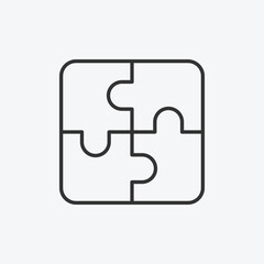 Teamwork vector icon. Management line icon. Business Management outline icon. Vector icon related to business process, team work and human resource management. 