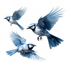 blue jays transparent background ai gen