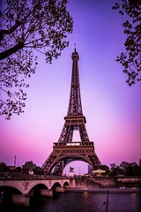 Foto op Plexiglas Eiffeltoren eiffel tower