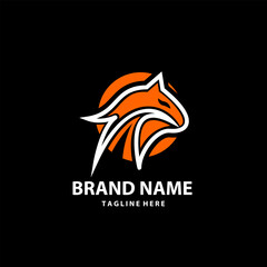 Obraz premium raccoon head emblem vector logo design