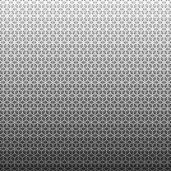 Vector modern sacred tattoo . Geometric seamless halftone pattern. Flower Of Life and abstract shapes made in Black and White.