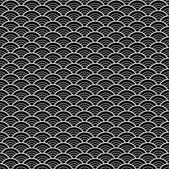 Vector modern sacred tattoo . Geometric seamless halftone pattern. Flower Of Life and abstract shapes made in Black and White.