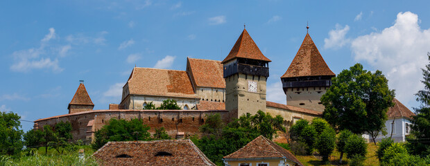 The fortified church of Alma Vii in Romania