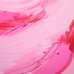 detail of a pink brushstroke