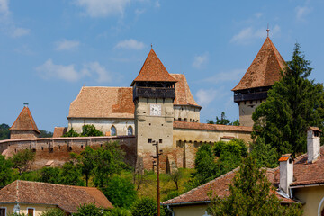 Fototapeta na wymiar The fortified church of Alma Vii in Romania