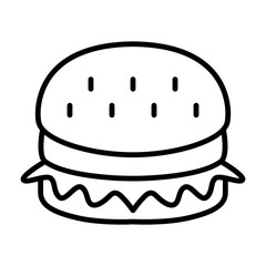 Beef burger icon