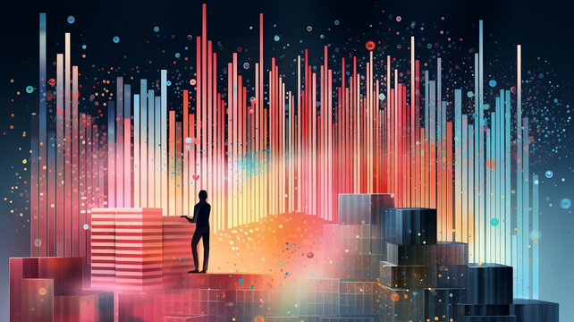 Data Science. 4K, High Quality Illustration