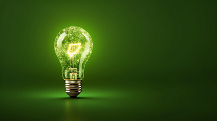 Powering the Future Symbolic Lightbulb Illuminating the Path to a Sustainable Environment