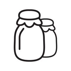 Milk bottle icon