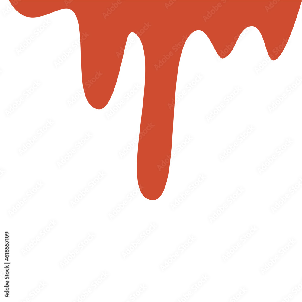 Poster Sauce Melted Illustration