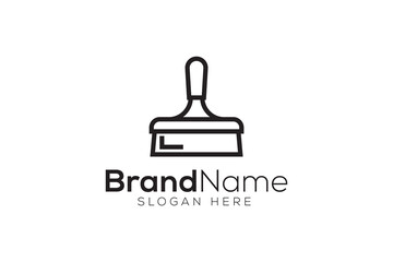 Obraz premium Drywall logo design vector template