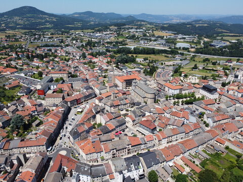 Yssingeaux, Haute-Loire, Rh&ocirc;ne Alpes Auvergne, Massif Central, France.