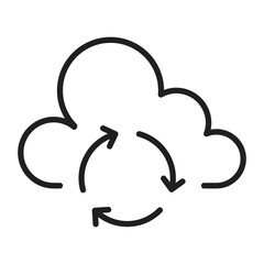 Cloud computing icon