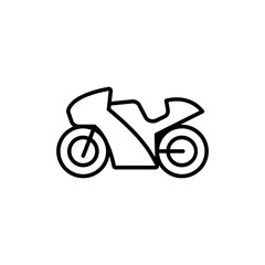 Fototapeta premium Racing bike icon
