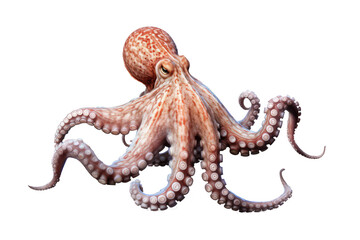Obraz premium octopus isolated on white background