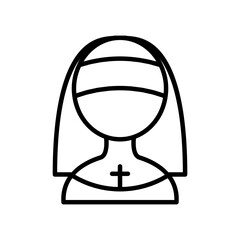 Nun icon