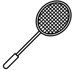 badminton racket icon