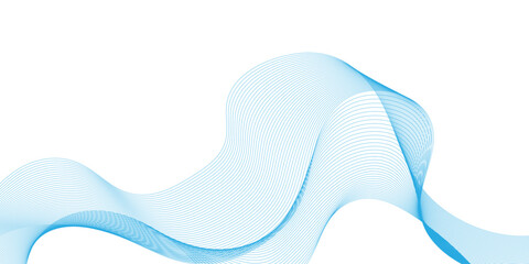 Gradient Abstract flowing wave lines. Design element for technology, science, modern concept.vector eps 10