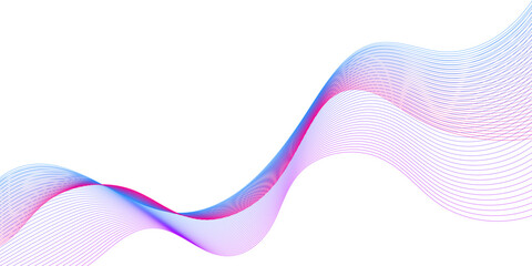 Gradient Abstract flowing wave lines. Design element for technology, science, modern concept.vector eps 10