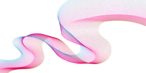 Gradient Abstract flowing wave lines. Design element for technology, science, modern concept.vector eps 10