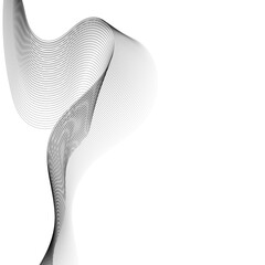 Gradient Abstract flowing wave lines. Design element for technology, science, modern concept.vector eps 10