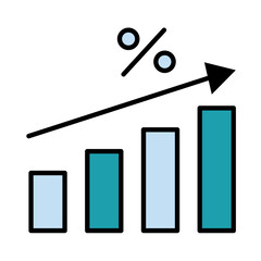 Filled Line grafik Customer response rate design vector icon design vector line icon svg