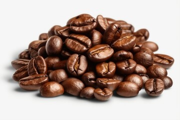 Fototapeta premium coffee beans isolated on white