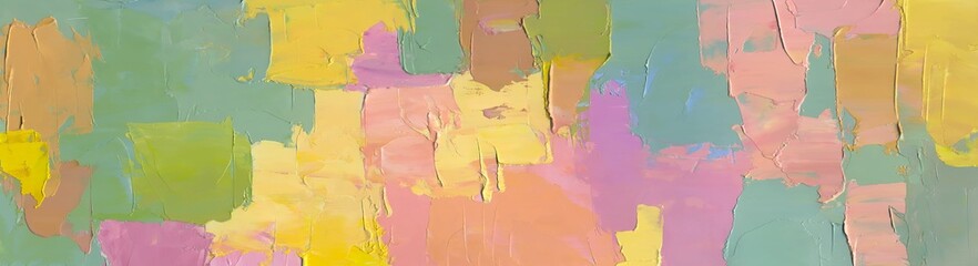 Fototapeta premium Oil paint textures as colorful abstract background or painting wallpaper, art print, pattern, etc. Wide abstract textured background with quality details.