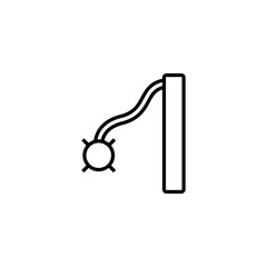 Liquid cooler line icon vector design