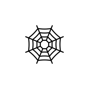 Cobweb line icon vector design