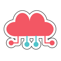 Sticker Sales force design vector icon design vector line icon svg