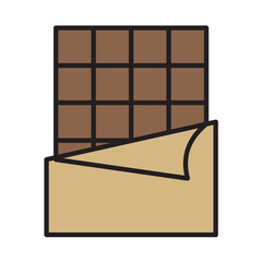 Filled Line CHOCOLATE design vector icon design vector line icon svg