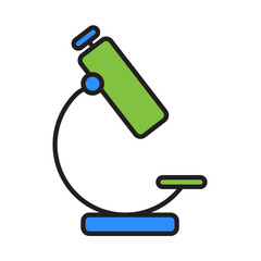Filled Line MICROSCOPE design vector icon design vector line icon svg
