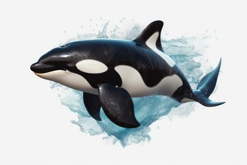 Obraz premium dolphin jumping out of water