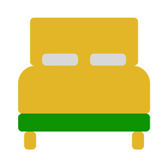 Simple Flat BED design vector icon design vector line icon svg