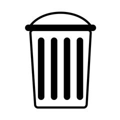 Solid Line GARBAGE design vector icon design vector line icon svg