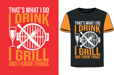 B B Q T-Shirt Design