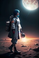 Naklejka premium galactic catwalk